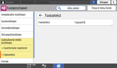 Afbeelding van bedieningspaneel