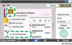 Afbeelding van bedieningspaneel