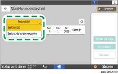 Afbeelding van bedieningspaneel