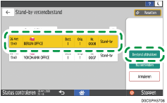 Afbeelding van bedieningspaneel