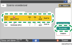 Afbeelding van bedieningspaneel