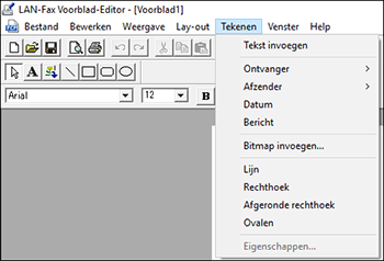 Illustratie stuurprogrammascherm