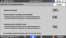 Afbeelding van bedieningspaneel