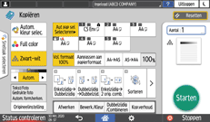 Afbeelding van bedieningspaneel
