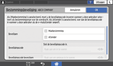 Afbeelding van bedieningspaneel