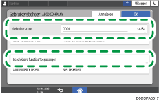 Afbeelding van bedieningspaneel