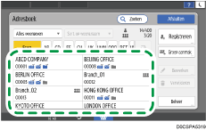 Afbeelding van bedieningspaneel