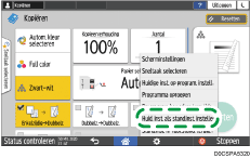 Afbeelding van bedieningspaneel