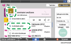 Afbeelding van bedieningspaneel