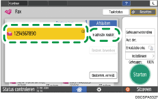 Afbeelding van bedieningspaneel