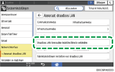 Afbeelding van bedieningspaneel