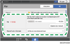 Afbeelding van bedieningspaneel