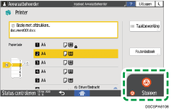 Afbeelding van bedieningspaneel