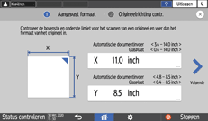 Afbeelding van bedieningspaneel