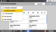 Afbeelding van bedieningspaneel