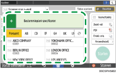 Afbeelding van bedieningspaneel