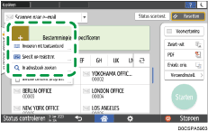 Afbeelding van bedieningspaneel