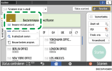 Afbeelding van bedieningspaneel