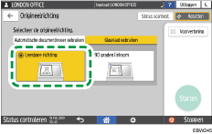 Afbeelding van bedieningspaneel