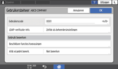 Afbeelding van bedieningspaneel