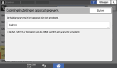 Afbeelding van bedieningspaneel