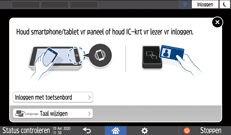 Afbeelding van bedieningspaneel