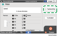 Afbeelding van bedieningspaneel