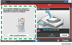 Afbeelding van bedieningspaneel