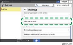 Afbeelding van bedieningspaneel