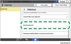 Afbeelding van bedieningspaneel