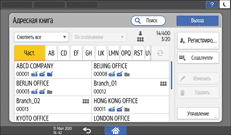 Иллюстрация экрана панели управления