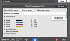 Иллюстрация экрана панели управления