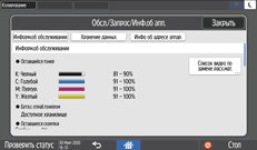 Иллюстрация экрана панели управления