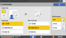 İşletim paneli ekran görseli