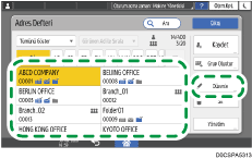 İşletim paneli ekran görseli