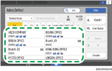 İşletim paneli ekran görseli