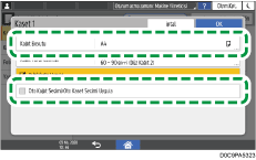 İşletim paneli ekran görseli
