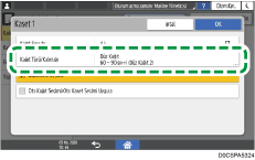 İşletim paneli ekran görseli