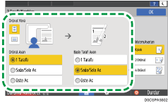 İşletim paneli ekran görseli