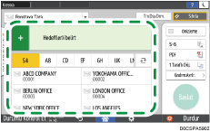 İşletim paneli ekran görseli