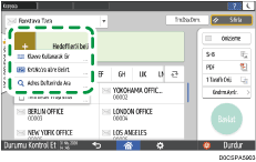 İşletim paneli ekran görseli