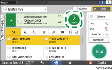İşletim paneli ekran görseli