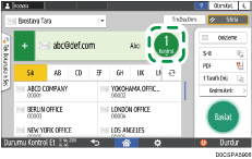 İşletim paneli ekran görseli