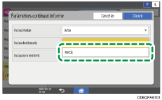 Il·lustració de pantalla del tauler d'operacions