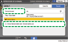 Il·lustració de pantalla del tauler d'operacions