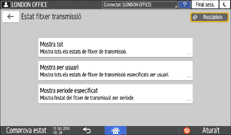 Il·lustració de pantalla del tauler d'operacions