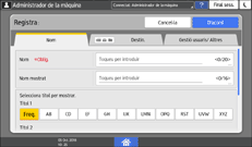 Il·lustració de pantalla del tauler d'operacions