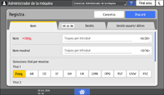 Il·lustració de pantalla del tauler d'operacions