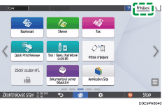 Ilustrace ovládacího panelu