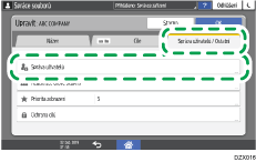 Ilustrace ovládacího panelu